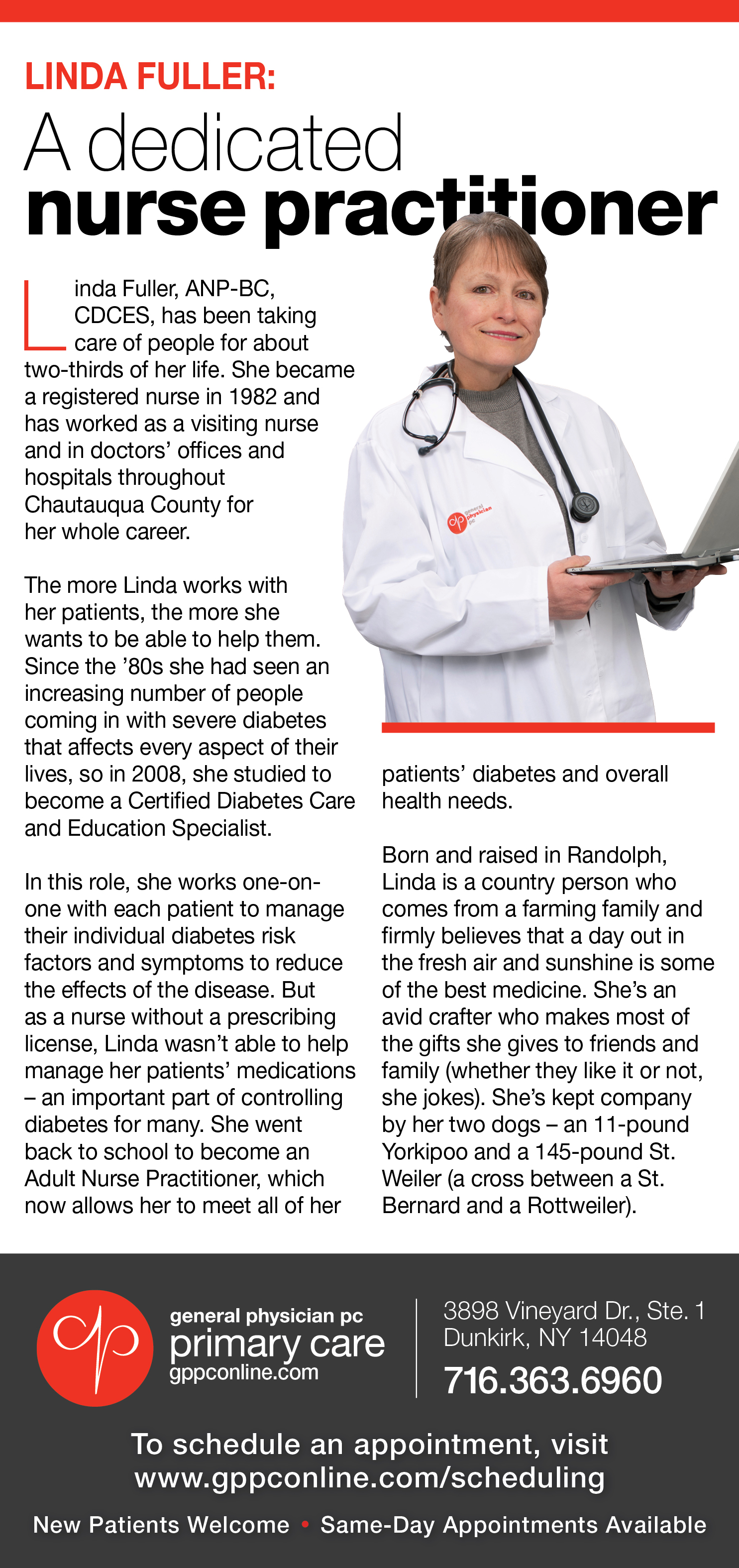 Linda Fuller: A Dedicated Nurse Practitioner