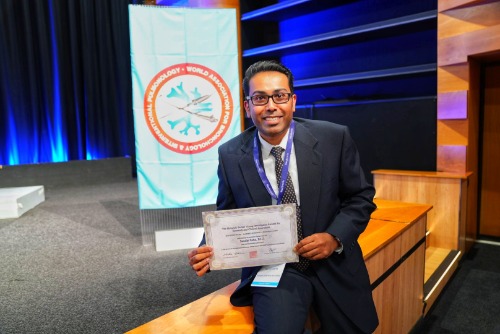 Dr. Saha Wins International Award for Bronchology Care, Research and Innovation